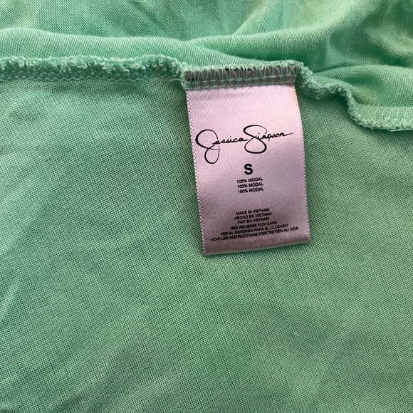 Jessica Simpson green summer top size S - Picture 2 of 4